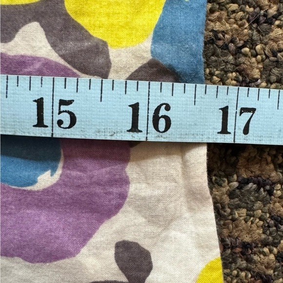 BODEN 100% Cotton Light Floral 3/4 Button Down Top Size 8 Spring/Summer - Picture 9 of 10